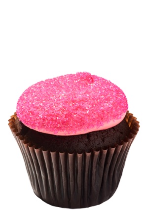 Pink Chocolate cupcake