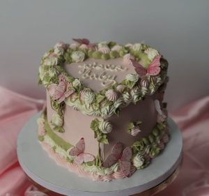 Spring Heart Cake Class 3/21